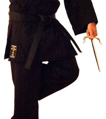 Authentic Kobudo Karate Gi Pants - Black 100% Cotton for Martial Arts Training | USA Made | Perfect for Karate, Taekwondo & MMA Practice