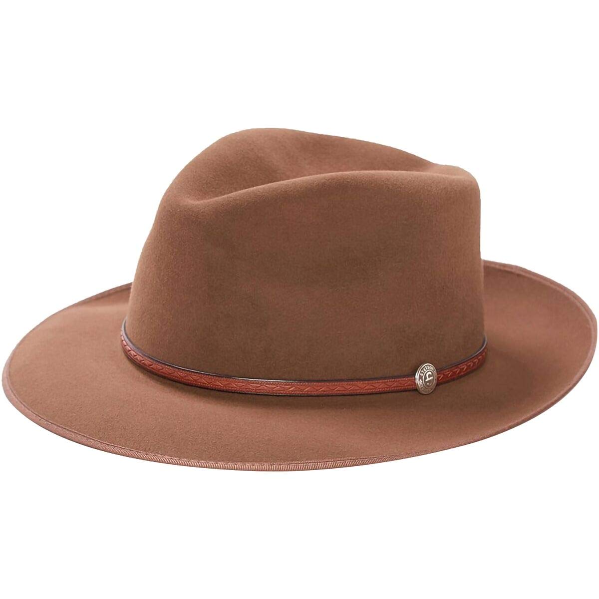 Stetson Roadster Fedora Hat for Men - Classic Wool Felt Dress Hat with Brim - Perfect for Vintage Style, Casual Wear & Outdoor Events