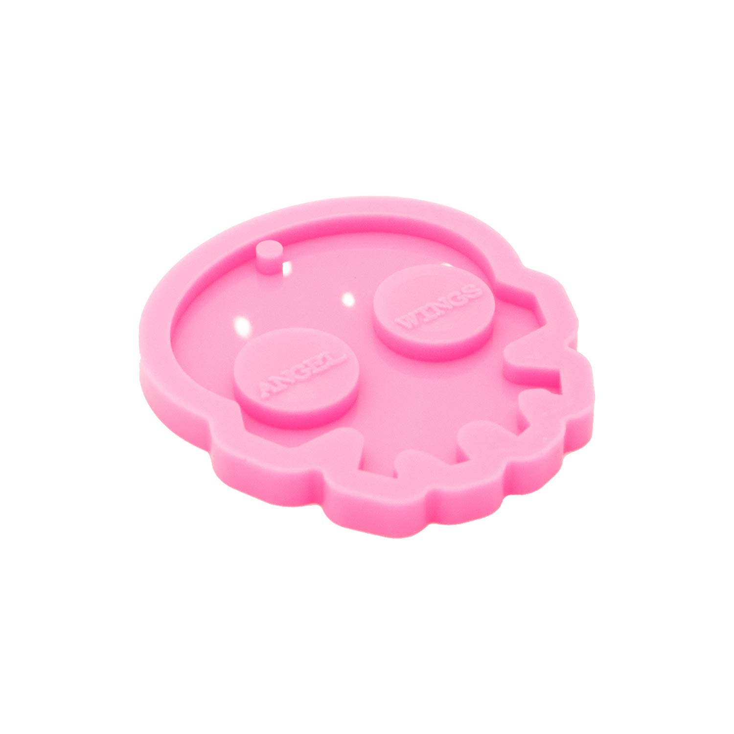 Premium Shiny Skull Silicone Molds for Resin Keychains & Jewelry Making - Halloween DIY Craft Supplies - Perfect for Necklaces, Charms & Epoxy Projects