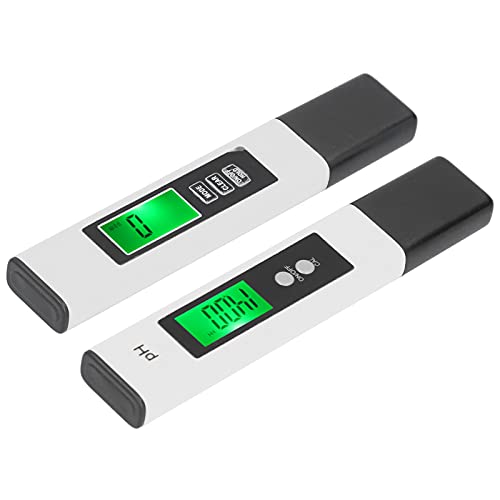 **Digital Water Tester Pen - PH & TDS Meter Combo with ±2% Accuracy for EC, Temperature Testing | Ideal for Agriculture, Swimming Pools, Household Drinking Water (A2 White + PH02SL White) | Perfect for Hydroponics, Aquariums & Water Quality Monitoring**