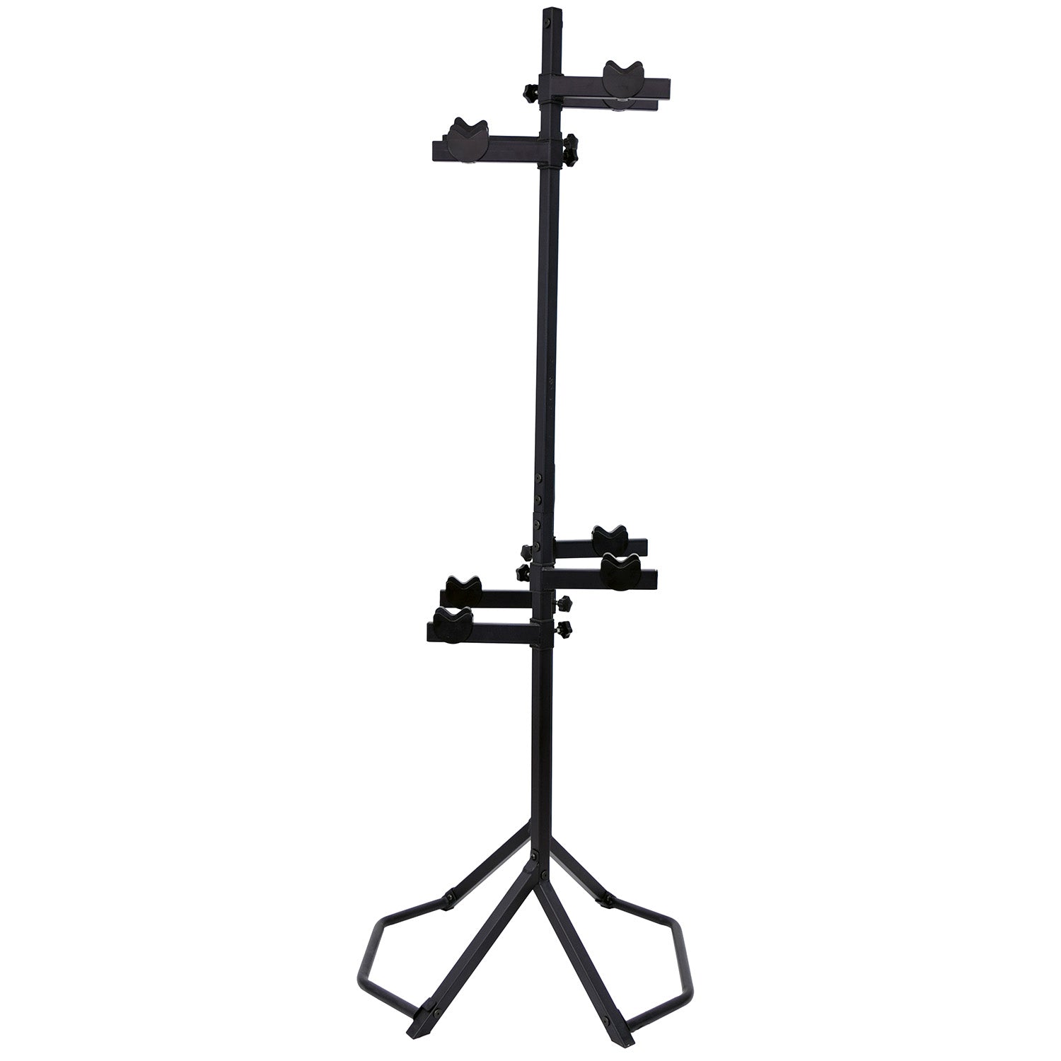 Malone GrandStand 4 Bike Free Standing Storage Rack - Heavy Duty Bike Stand for Garage, Basement & Outdoor Use - Secure Bicycle Organizer for Mountain, Road & Kids Bikes