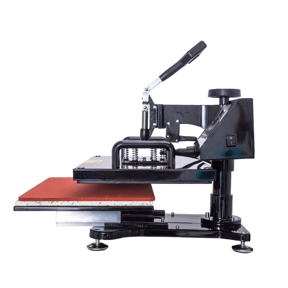 8 in 1 Combo Heat Press Machine 38X38 - Sublimation & Heat Transfer for T-Shirts, Mugs, Caps, Phone Cases - Perfect for DIY Crafts & Small Business Printing (EU Plug)