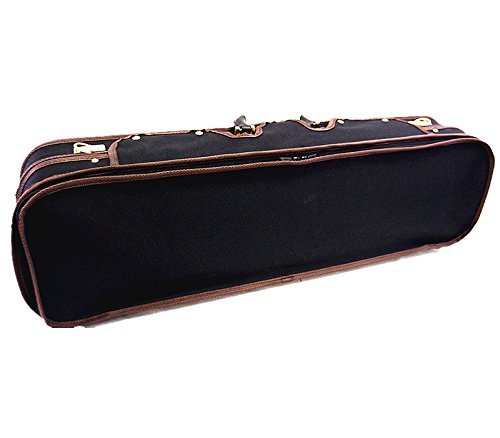 Premium 4/4 & 4/4 Pro Enhanced Wooden Violin Case with Free Strings - Durable Protection for Professional & Student Violinists | Perfect for Travel, Performances & Practice