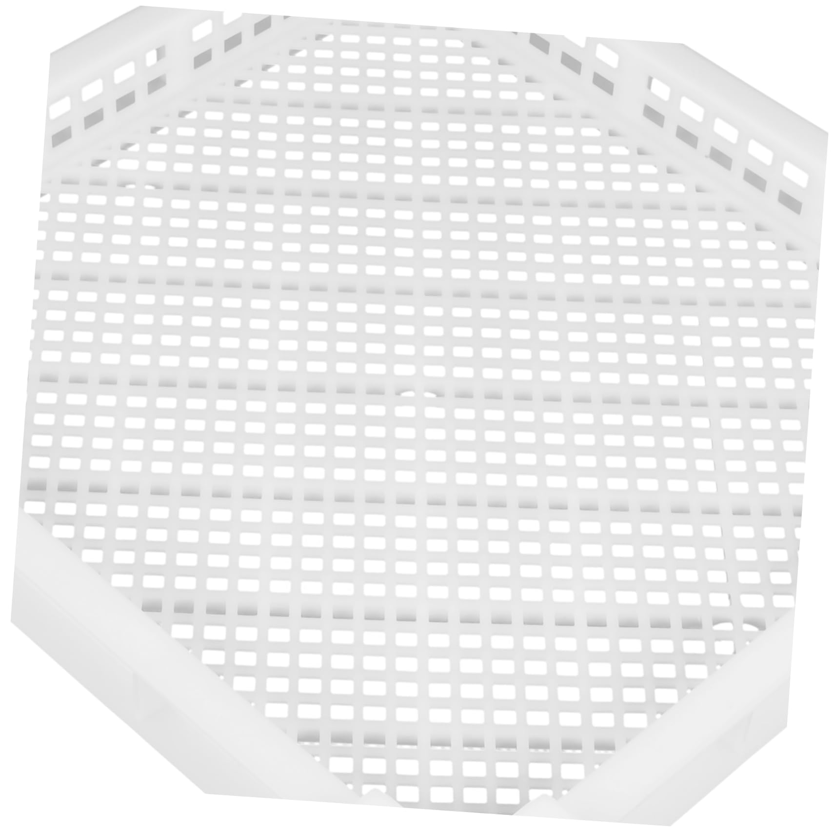 Yardwe 1-Piece Freezer Basket - White Plastic Drying Tray for Vegetables, Seafood & Pantry Storage | Fridge Organizer, Food Freezing Tray & Refrigerator Storage Solution | Perfect for Meal Prep, Freezer Organization & Kitchen Storage