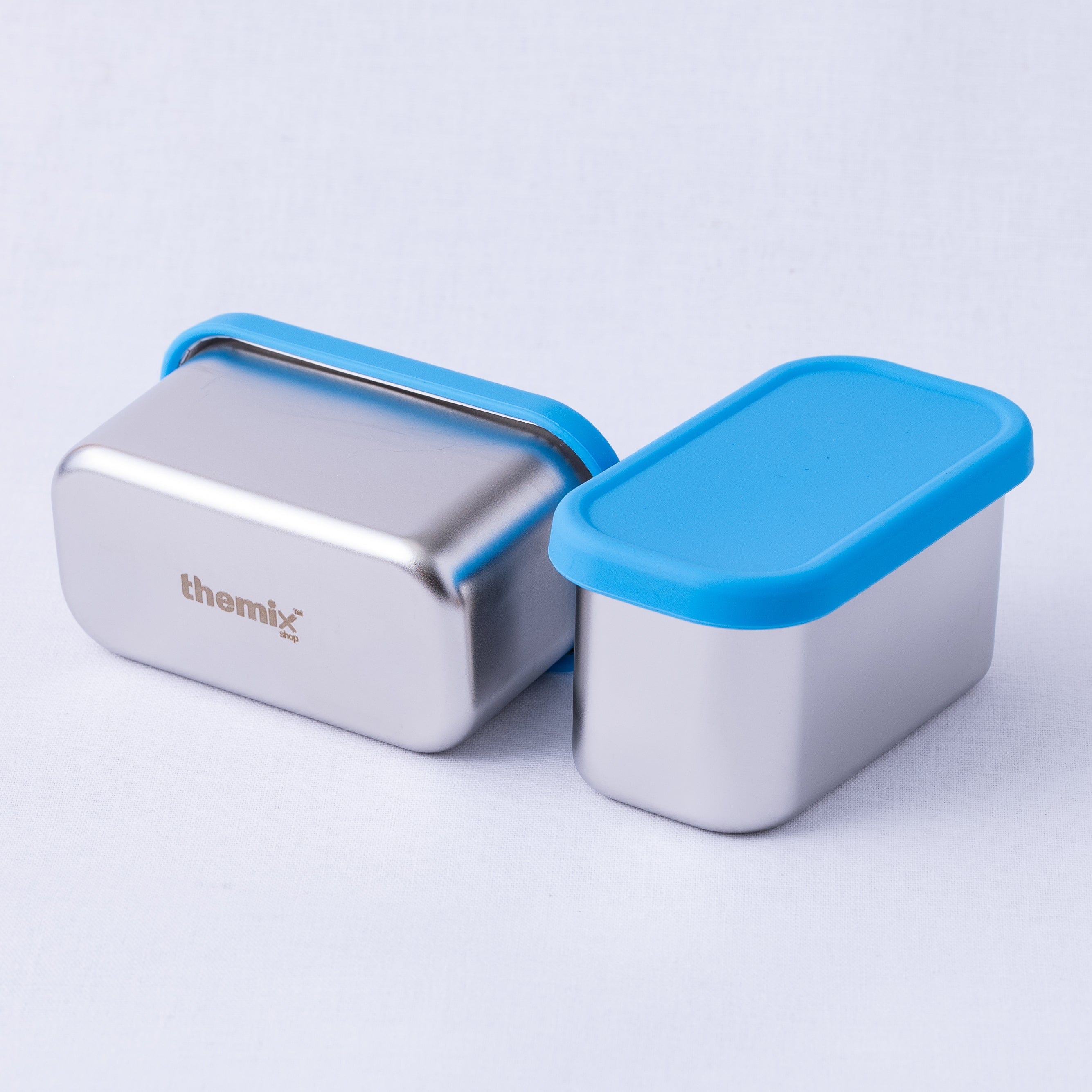 TheMix Bento Box Lunchbox Containers (Set of 2) - Leak-Proof, Microwave & Dishwasher Safe Food Storage for Kids & Adults - Perfect for School, Office, Picnics & Meal Prep