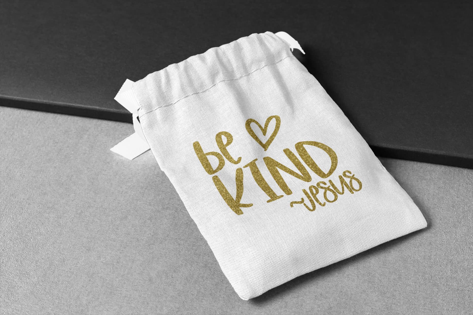 Be Kind Jesus Iron On Decal - Christian T-Shirt Transfer for DIY Crafts & Vinyl Applique - Positive Patch for Hats, Fabric & Clothing - Easy 5-Minute Iron-On Solution (Black) - Perfect for Church Events, Bible Study Groups & Faith-Based Gifts