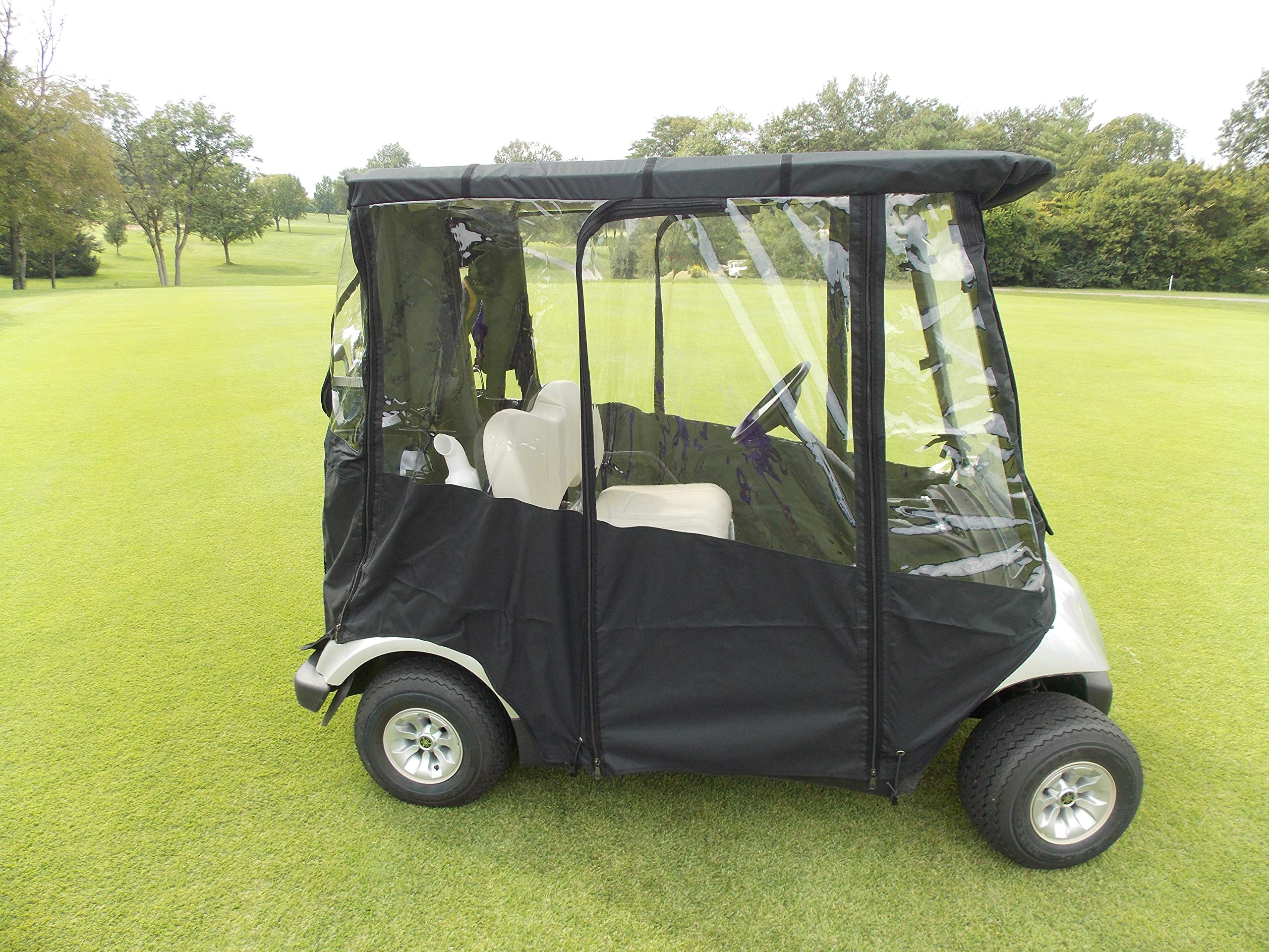 Premium Waterproof Golf Cart Cover for Yamaha Drive & Drive 2 - Portable, UV-Resistant, 4-Sided Protection - Perfect for Outdoor Storage & Winter Protection