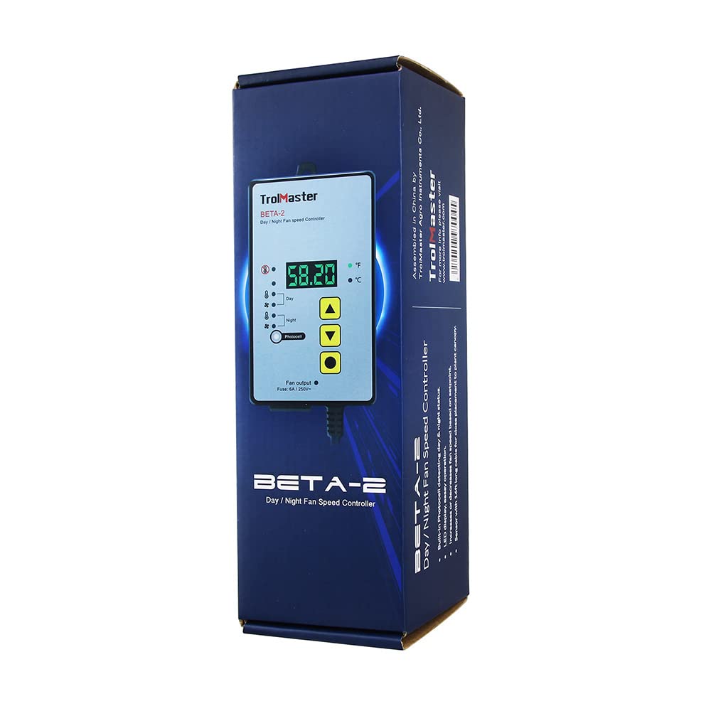 TrolMaster Legacy Beta Series Digital Controller - Adjustable Day/Night Fan Speed for Hydroponics & Indoor Grow Rooms | Greenhouse Climate Control System