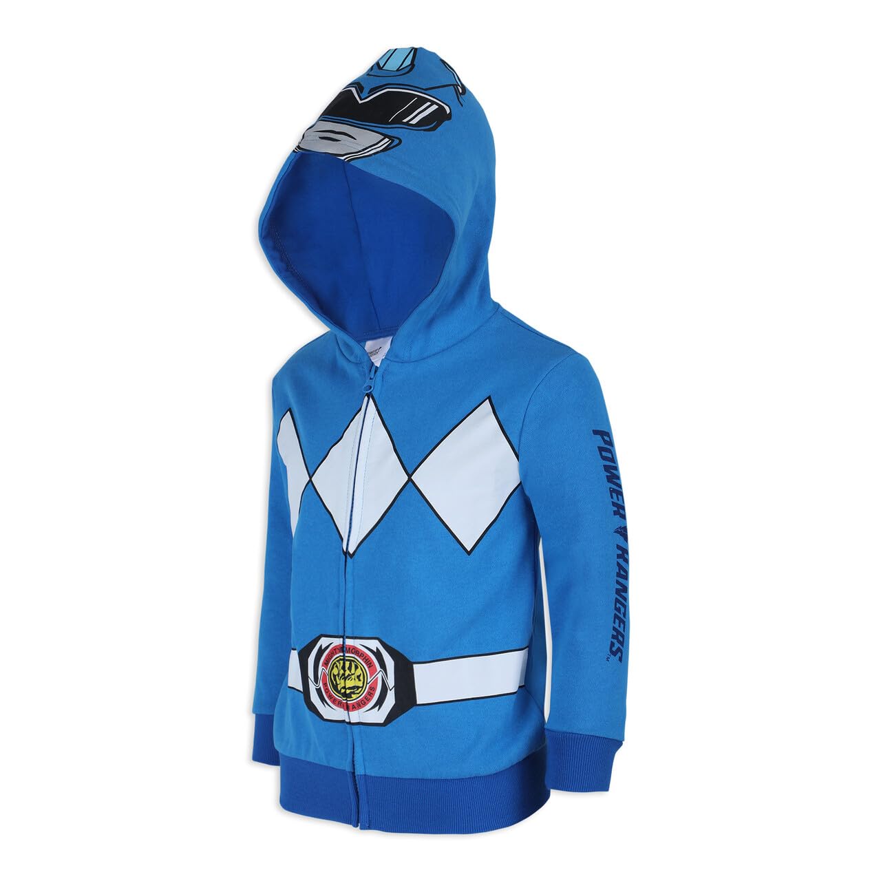 Hasbro Power Rangers Boys Zip Up Hoodie for Kids - Superhero Costume & Casual Wear for Playtime & Everyday Adventures