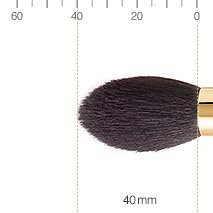 Premium Long Handle Highlight & Contour Brush - Soft Round Kabuki Makeup Brush for Cheeks, Blush & Bronzer (Brown) | Perfect for Professional Makeup Artists & Everyday Beauty Routine