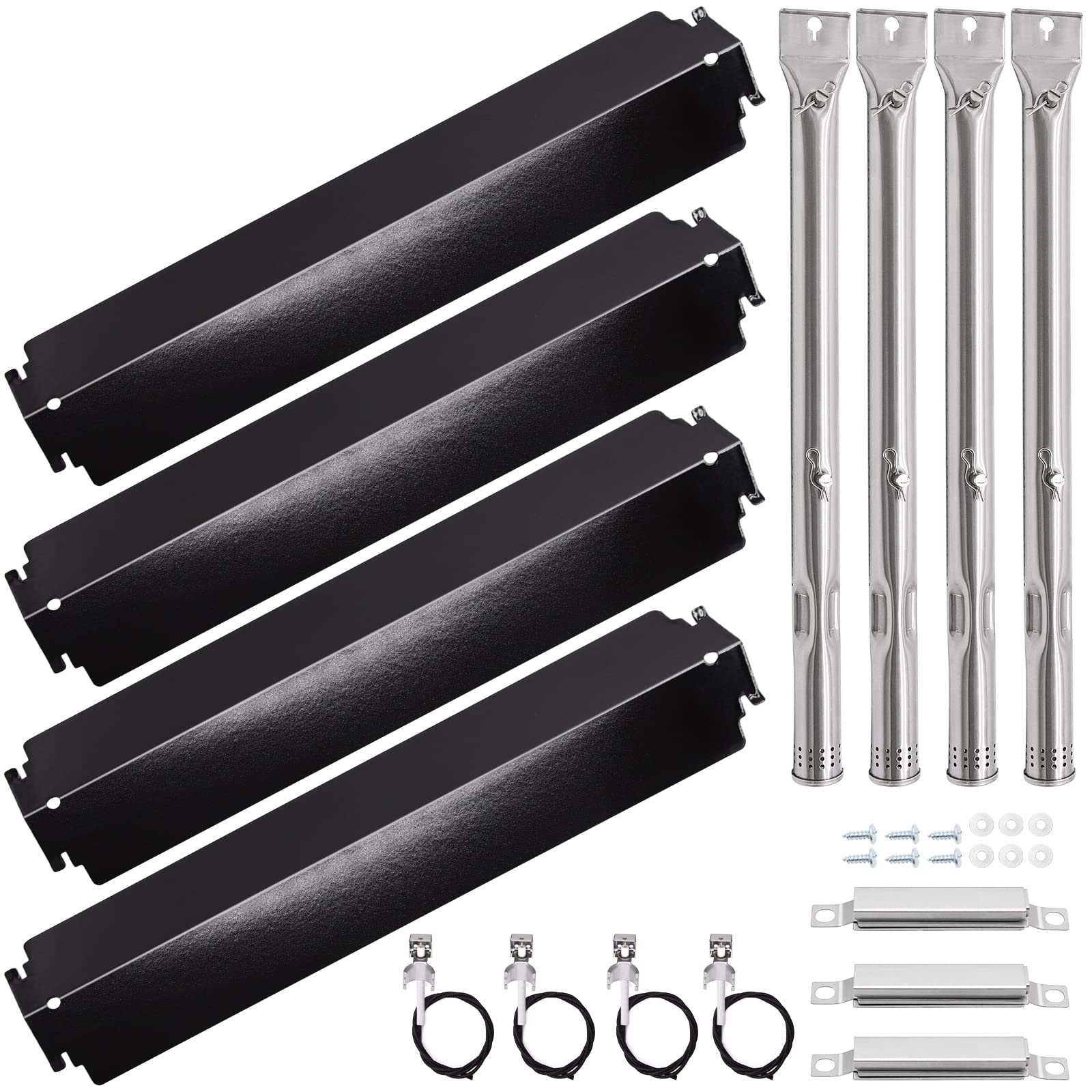 Charbroil Gas Grill Replacement Parts - Burner Tube, Heat Plate, Igniter Kit for Models 463244011, 463247310, 463243812 | Durable BBQ Accessories for Outdoor Cooking & Backyard Grilling
