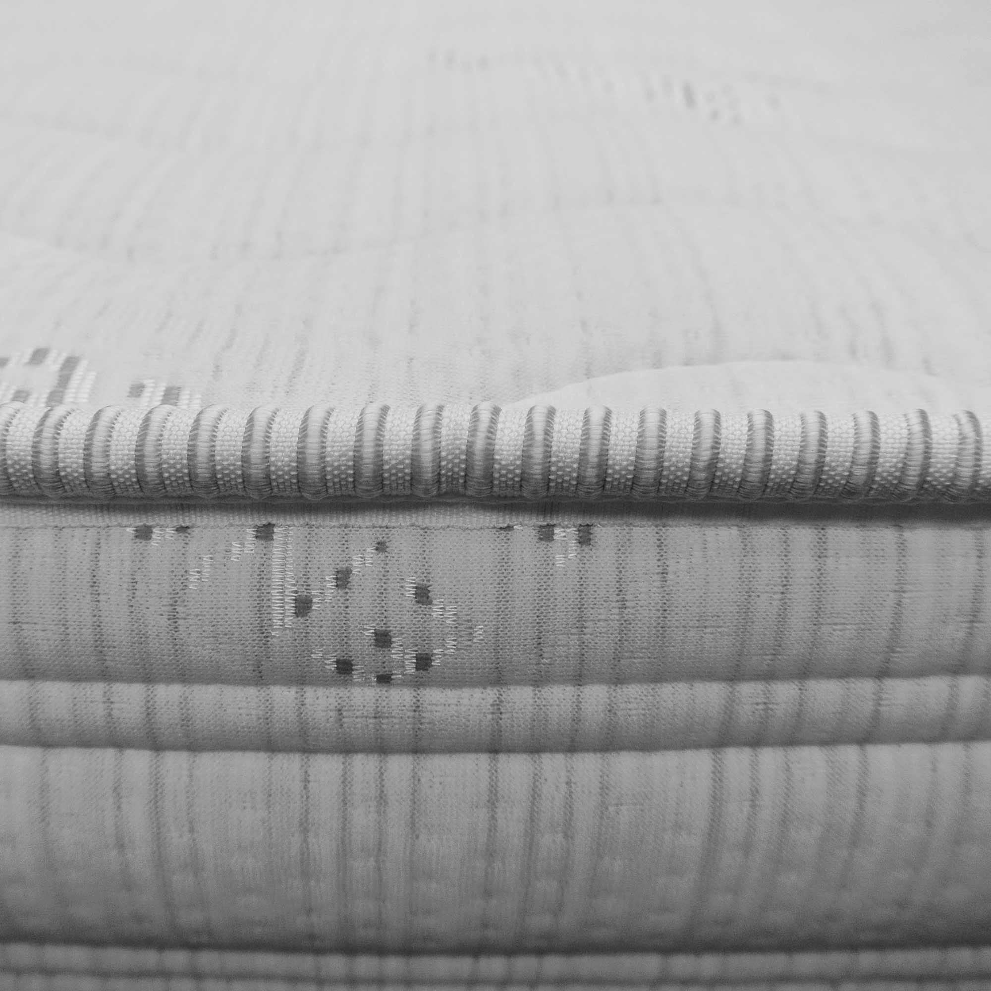 Baldiflex Single Foam Mattress 80 x 190 cm (31 x 75 inches), 20 cm Height, Easy Silver - Orthopedic, Anti-Bacterial, Non-Deformable with Silver Safe Cover - Perfect for Guest Beds, Dorm Rooms & Small Apartments