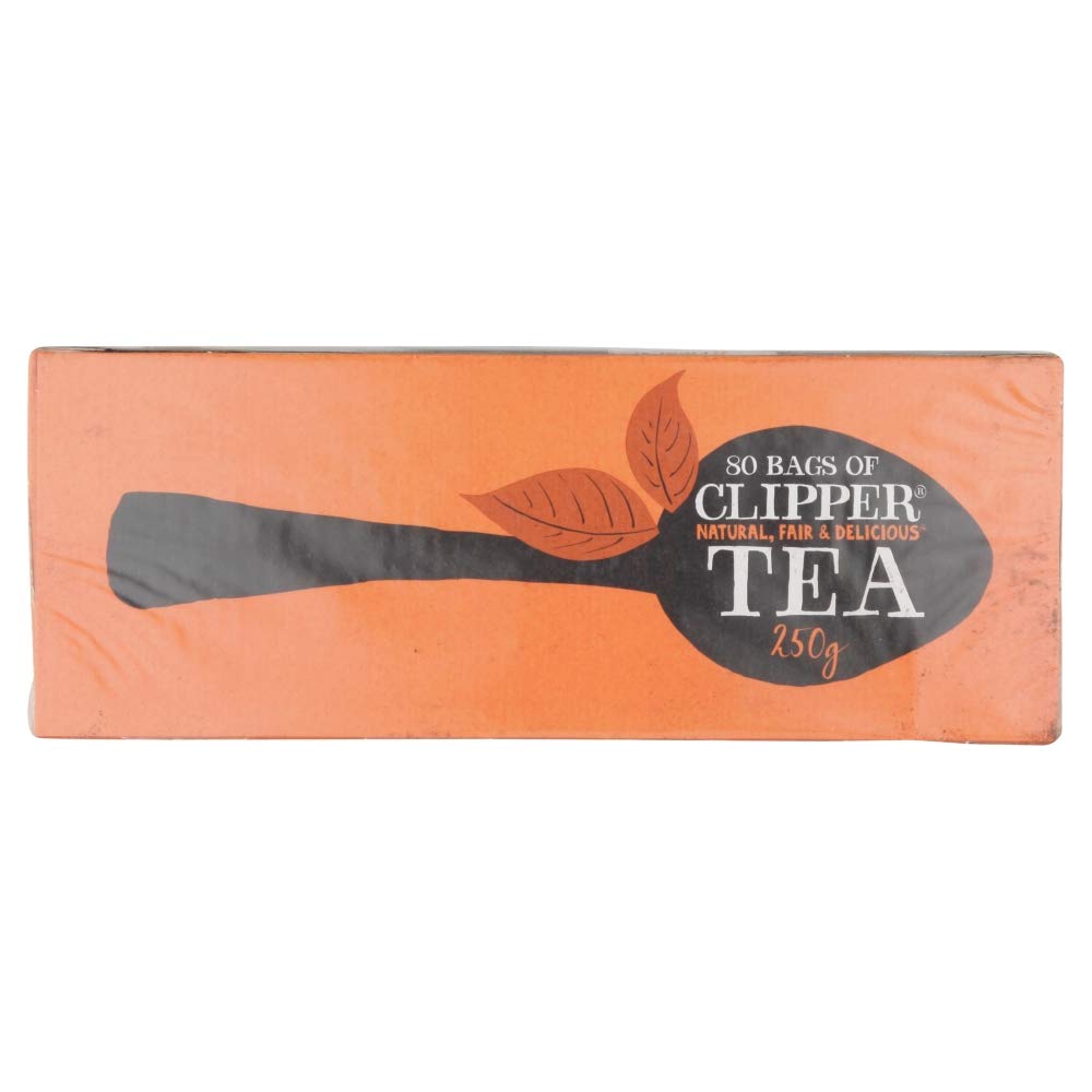 Fairtrade Everyday Tea - 80 Tea Bags | Organic & Ethical Clipper Tea for Daily Brewing | Perfect for Home, Office & Travel