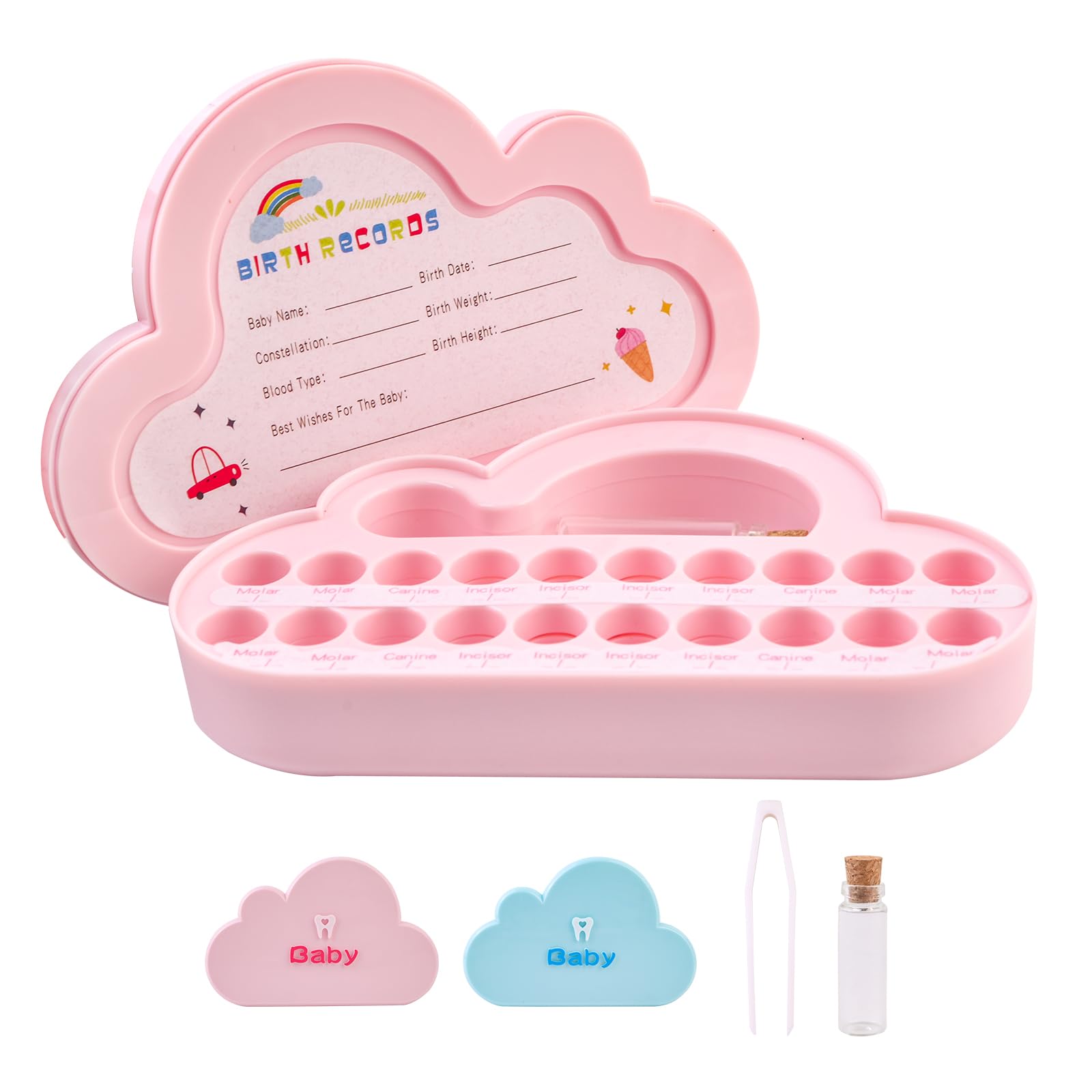 Tooth Fairy Keepsake Box for Boys & Girls - Kids' Lost Teeth Holder & Memory Storage Box | Perfect for First Tooth Celebration & Childhood Milestone Preservation