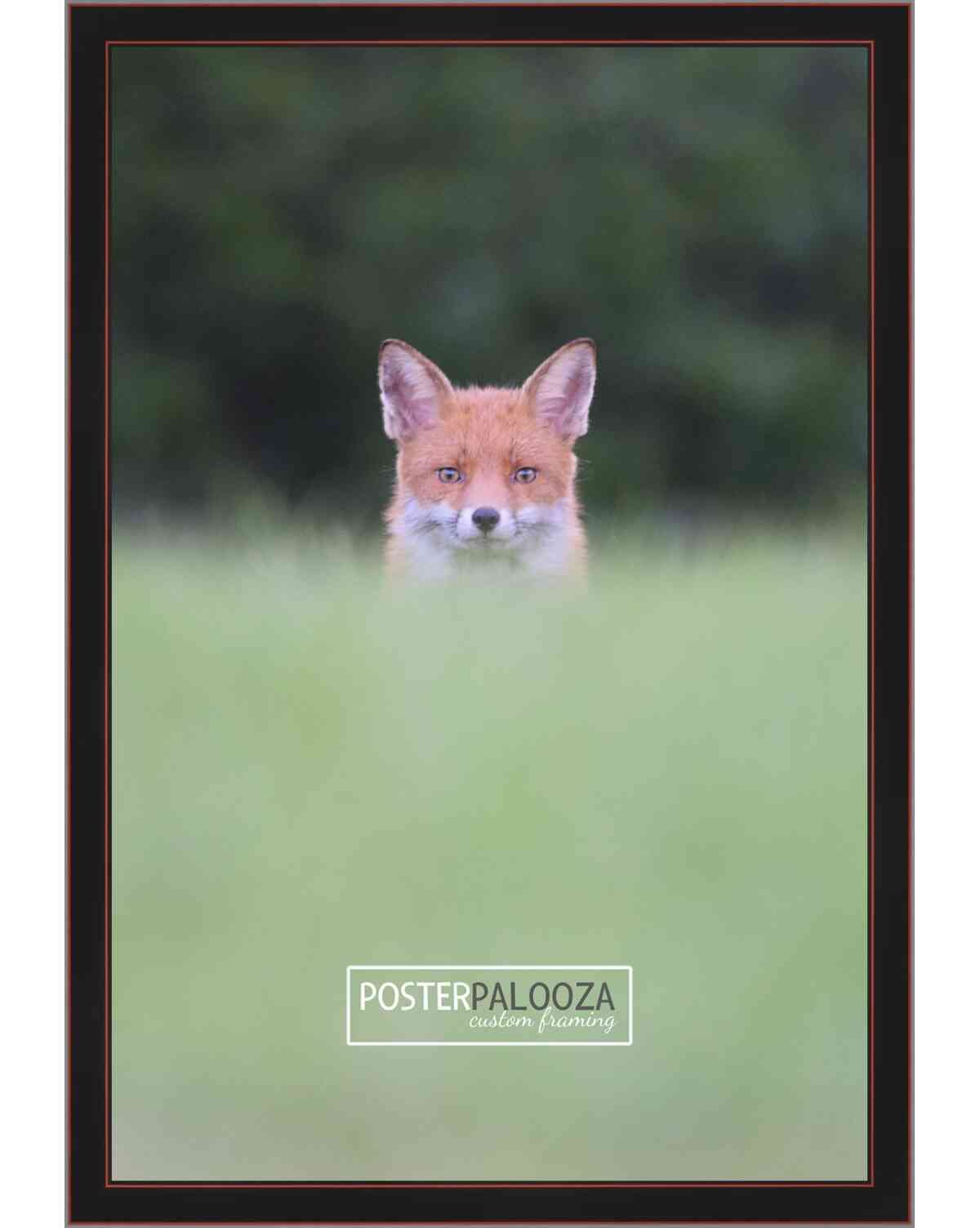 26x38 Contemporary Black Wood Picture Frame with UV Acrylic & Foam Backing - Wall Art Display for Home, Office & Gallery Decor - Perfect for Posters, Photos & Canvas Prints