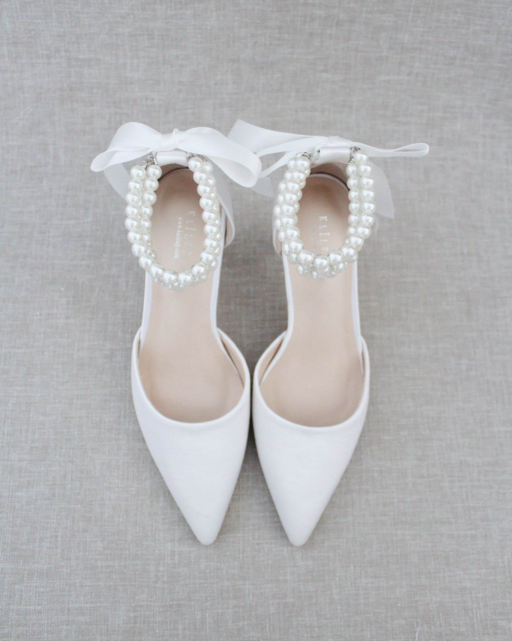 Trinity Pearl Wrap Bridal Shoes - Elegant Wedding Heels with Pearl Accents for Bride, Bridesmaid & Formal Occasions | Perfect for Ceremony, Reception & Photoshoots