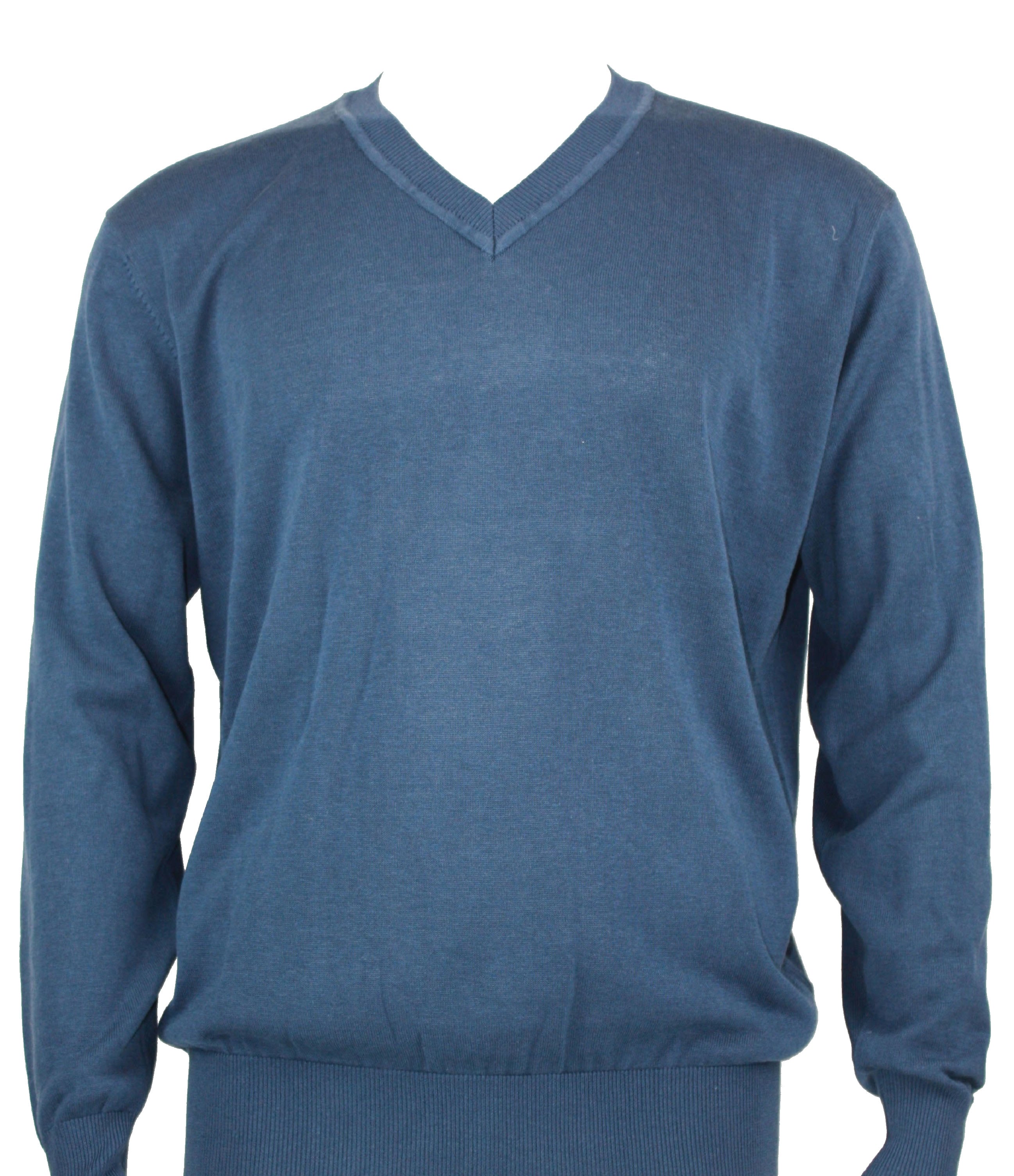 Bassiri Long Sleeve V Neck Marine Sweater 627 - Warm & Stylish Pullover for Men & Women - Perfect for Boating, Fishing & Outdoor Activities
