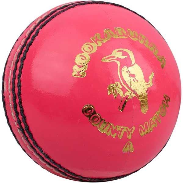 Kookaburra County Match Cricket Ball - Official Leather Cricket Ball for Professional & Amateur Matches - Perfect for Training, Games & Tournaments
