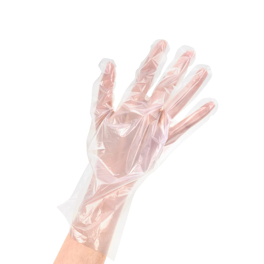 Eco-Friendly Compostable Gloves for Restaurants & Catering - Small Disposable Gloves for Food Service, Handling & Hygiene - Perfect for Chefs, Bakers & Caterers