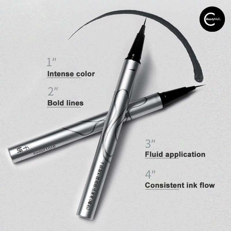 CHEERYEP Precision Liquid Eyeliner - Waterproof, Smudge-Proof & Long Lasting for Perfect Winged Eyeliner - Ideal for Daily Makeup, Parties & Special Occasions