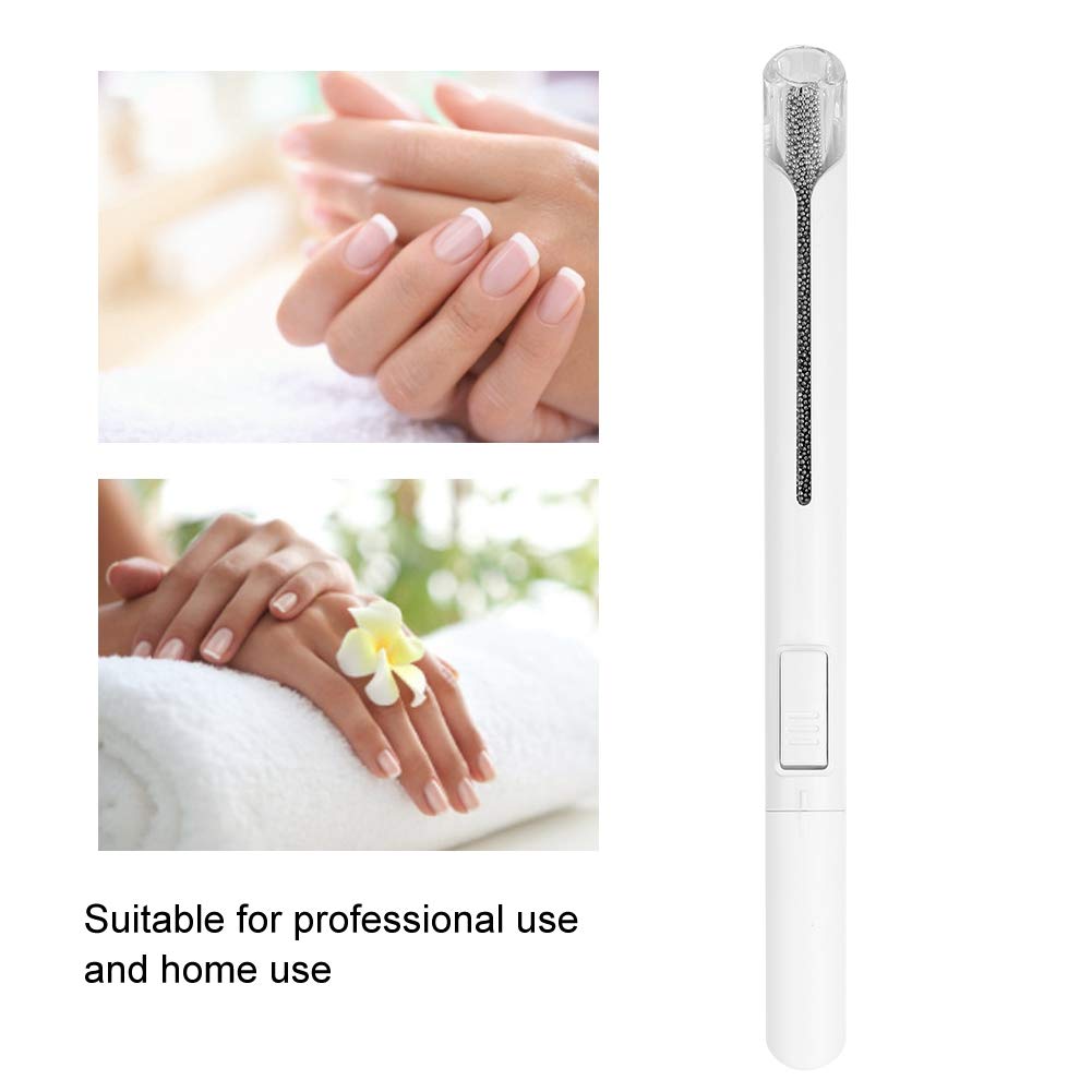 0.8mm Nail Dotting Pen & Rhinestone Picker - Professional Nail Art Tool for Manicure, Bead Placement and Wax Application | Perfect for DIY Nail Decoration Kits, Salon Use and Home Nail Art (Black)