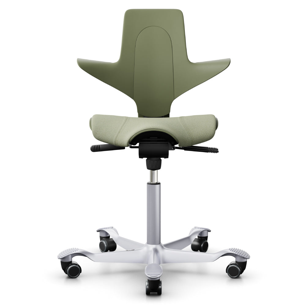 Ergonomic HÅG Capisco Saddle Chair 8020 - Adjustable Office Chair for Back Pain Relief, Perfect for Home & Work Use - Ideal for Standing Desks, Computer Work & Creative Professionals
