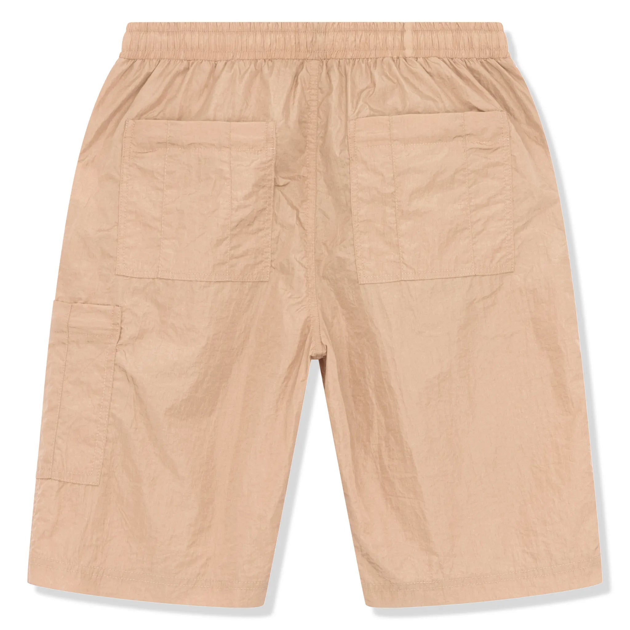 SIARR Women's Crinkle Pink High Waisted Shorts - Comfortable Stretchy Summer Casual Shorts for Women | Perfect for Beach, Gym, and Everyday Wear