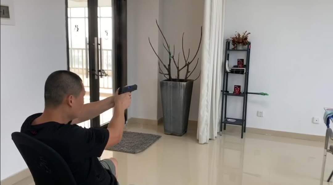 Laser Training Target with Sound & Timer - Dry Fire Practice for USPSA, IPSC, APSC, IDPA - Perfect for Indoor Shooting Drills & Firearm Safety Training