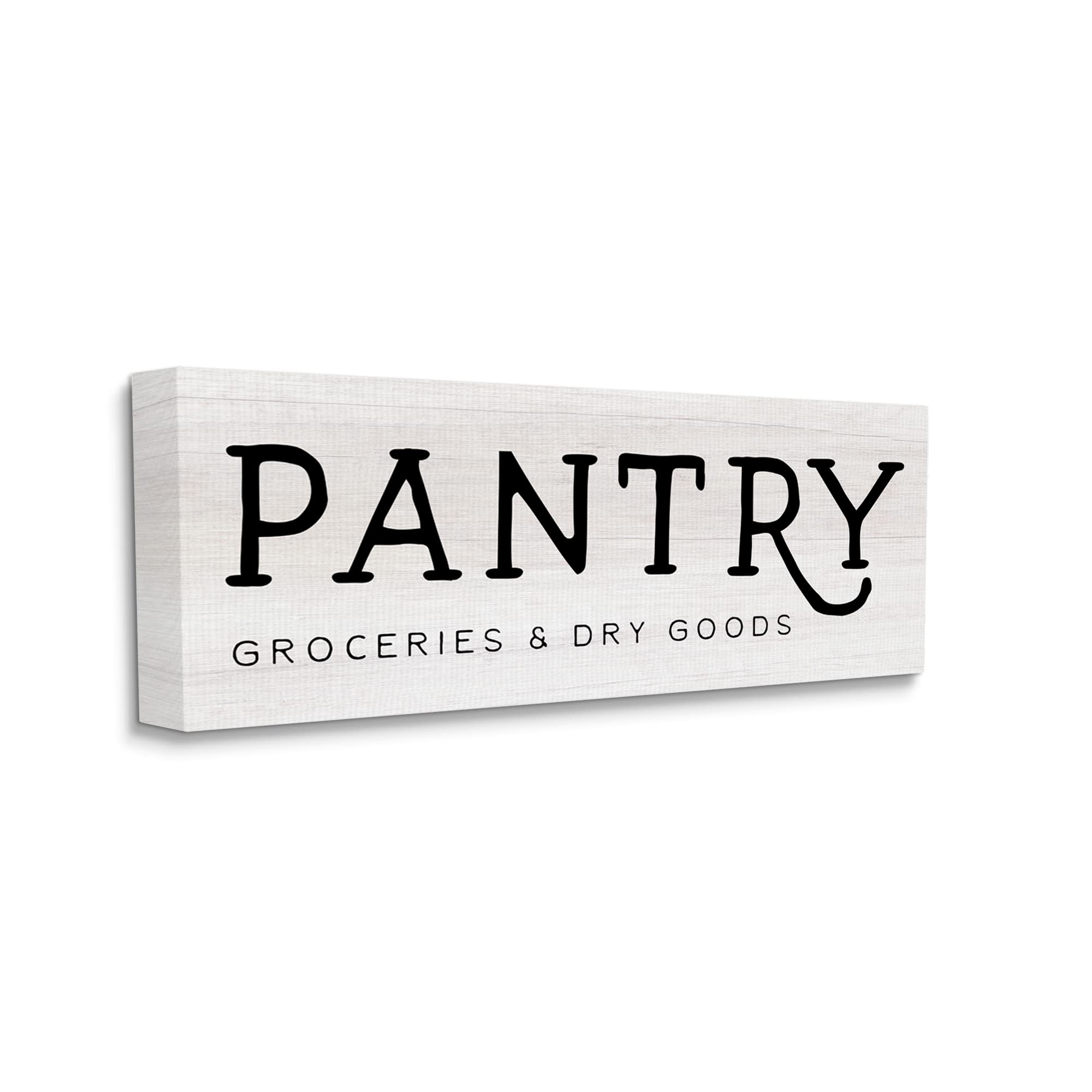 Rustic Pantry Sign for Groceries & Dry Goods - Kitchen Decor