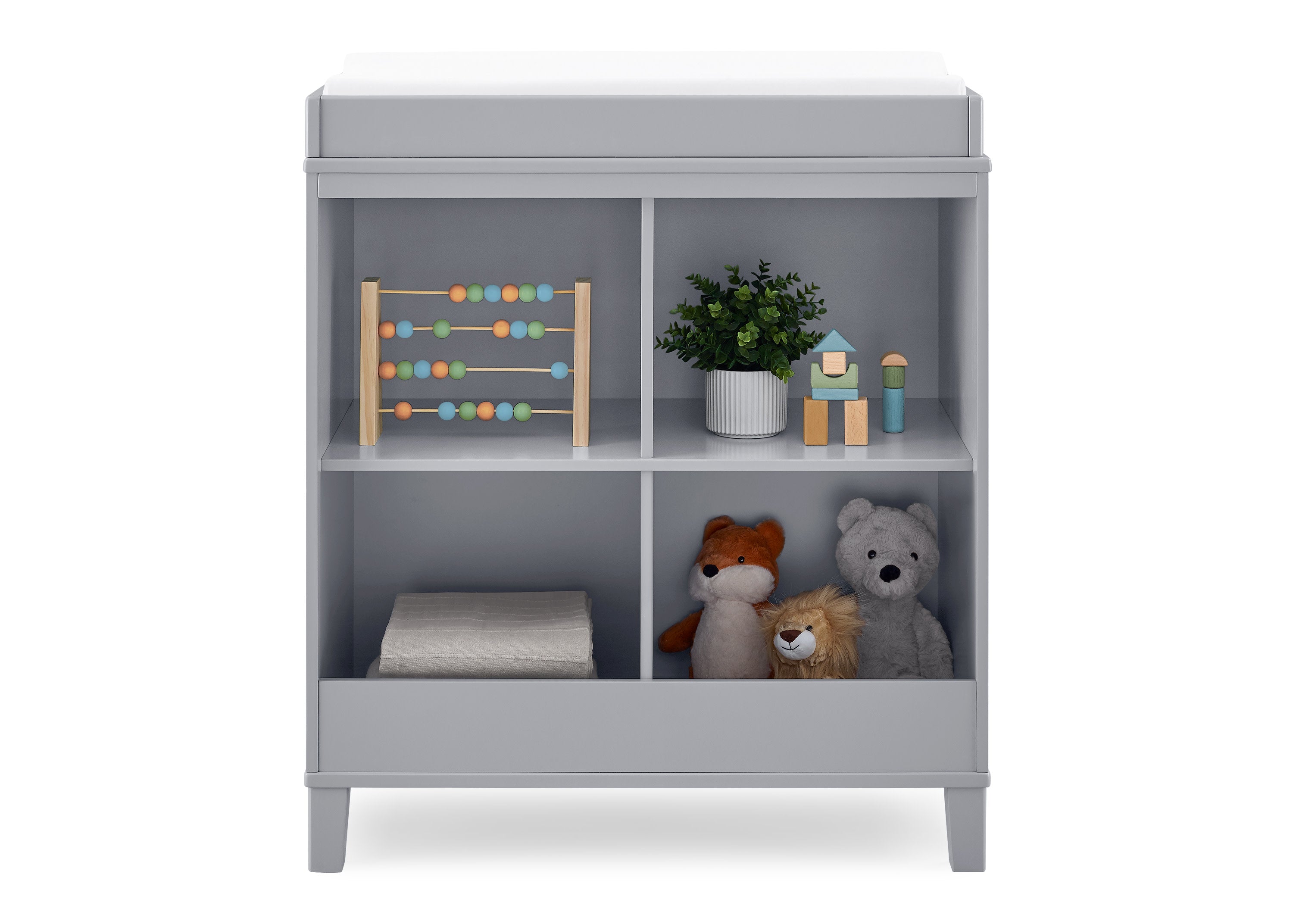 Huck Convertible Baby Changing Table - Nursery Dresser with Safety Rail & Storage | Perfect for Diaper Changes, Baby Care & Nursery Organization
