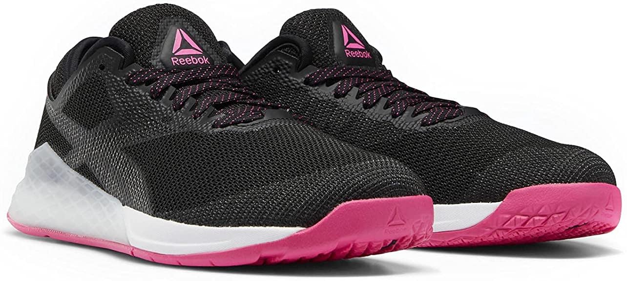 Reebok Women's Nano 9 Cross Training Shoes - Size 10 US - Black/Black/Proud Pink - Gym Workout & Fitness Shoes for Women - Ideal for CrossFit, Weightlifting & HIIT Training