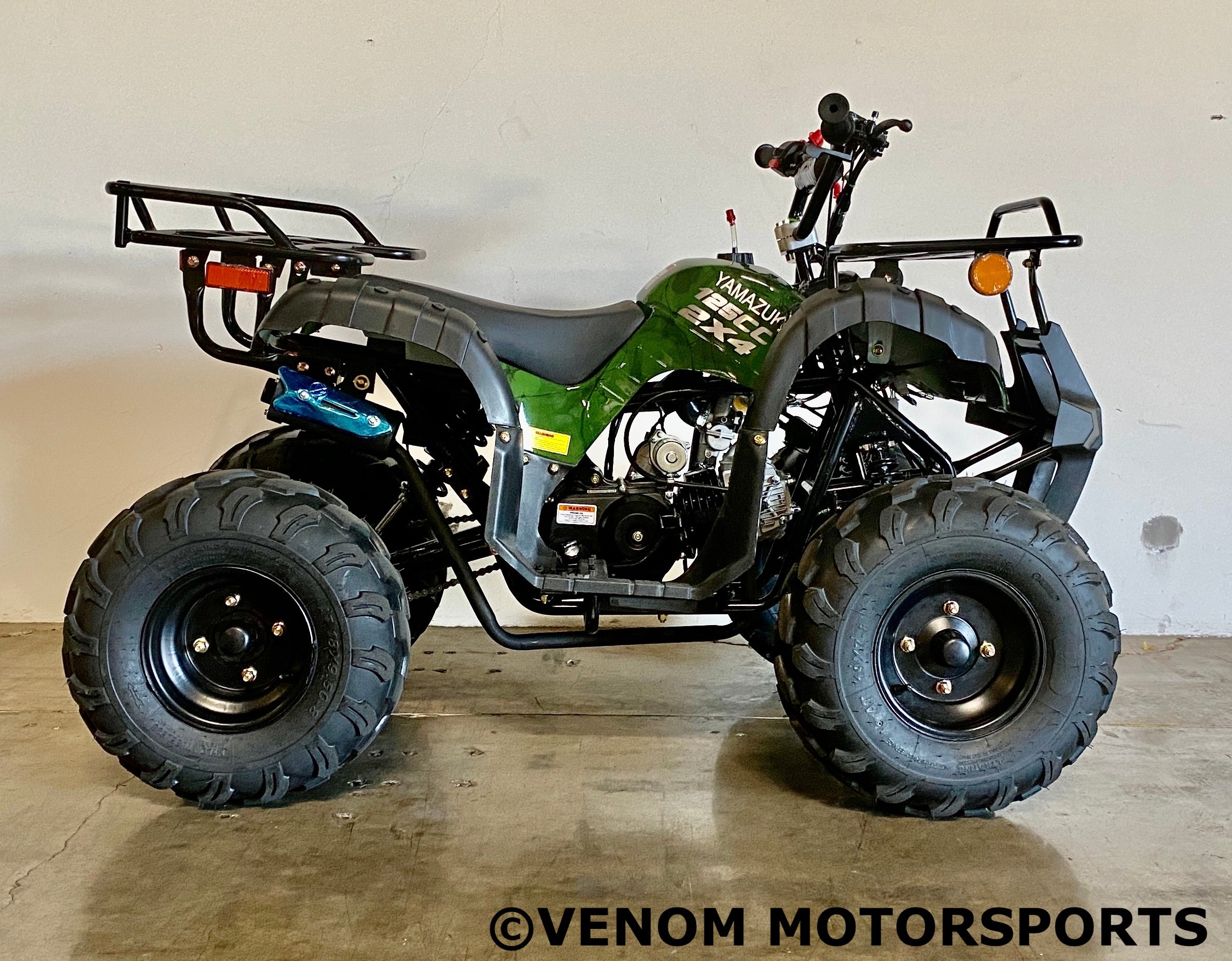 Kodiak 125cc ATV for Adults & Teens - Mid Size All Terrain Vehicle 4x4 Quad Bike | ATV 3125XR8 U2 Model | Perfect for Trail Riding, Farm Work & Off Road Adventures