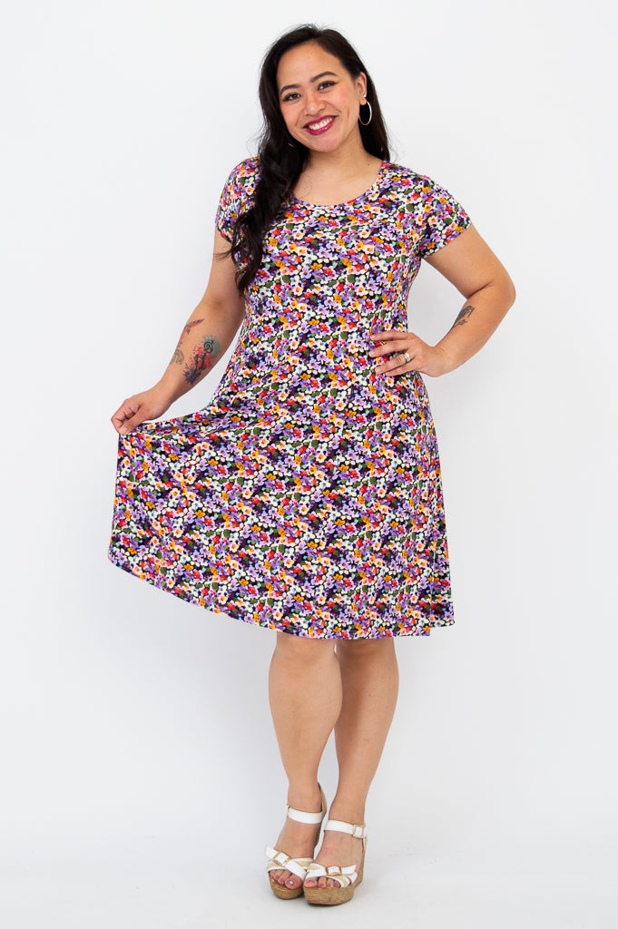 Callie Dress - Soft Bamboo Fabric Flowy Midi Dress for Women | Perfect for Summer Outfits, Beach Vacations & Casual Daywear