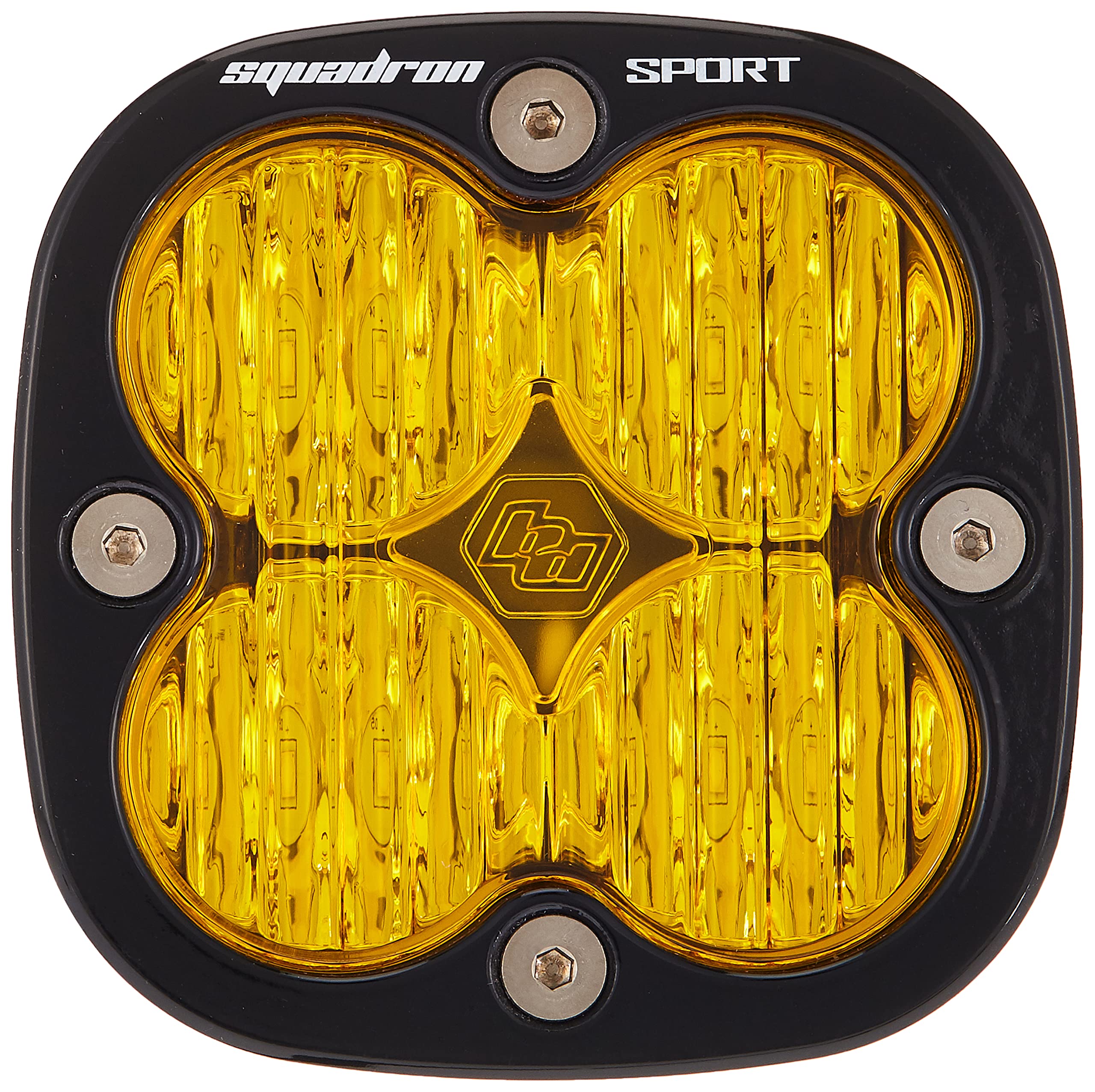 Baja Designs Squadron Sport LED Light Pods for Jeep, Truck, Off-Road, UTV - 2 Pack LED Pods with Wiring Harness (Wide Cornering, Amber) - Perfect for Night Driving, Trail Adventures & Off-Road Racing