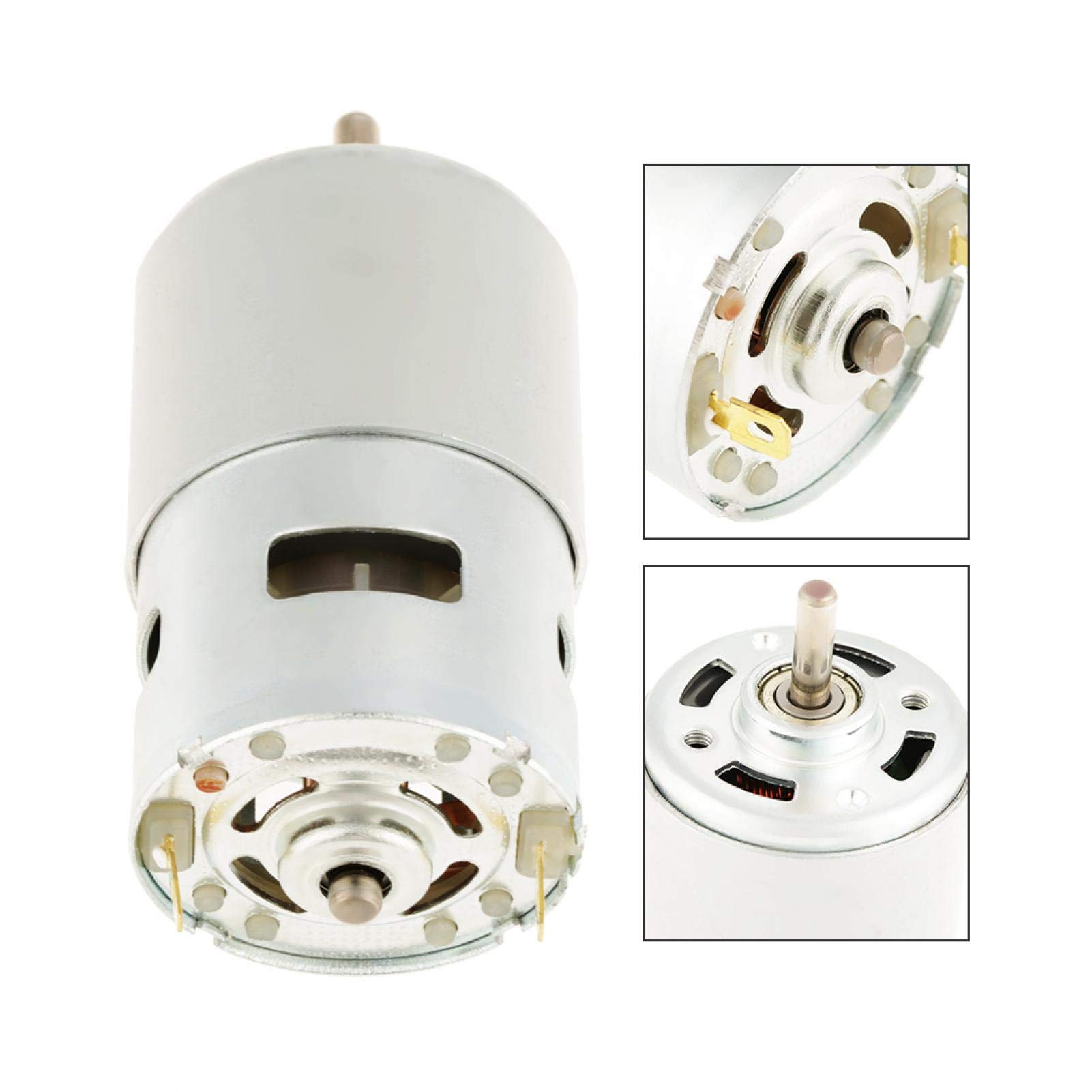 12V DC High Speed Micro Geared Brushed Motor - Powerful Mini Electric Motor for DIY Robots, Power Tools, RC Cars & STEM Projects | Perfect for Hobbyists, Makers & Engineering Applications
