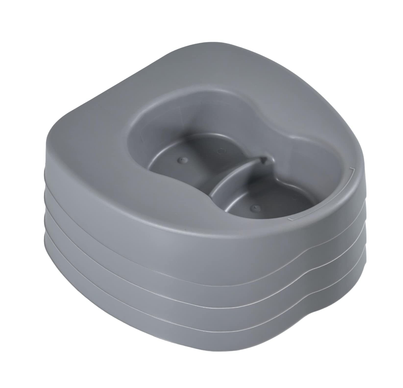 Heavy Duty Large Bariatric Bedpan - Extra Wide Smooth Contoured Stackable Bed Pan for Adults - Portable, Easy to Clean Medical Bedpan for Bedridden Patients - Ideal for Home Care, Hospitals, and Nursing Homes (4-Pack)