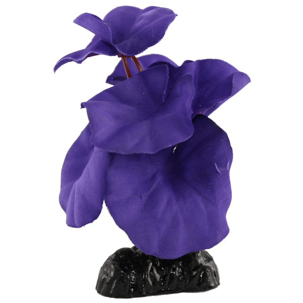 Premium Purple Cardamine Silk Betta Fish Plants (4 Pack) - Realistic Artificial Aquarium Decor for Betta Fish Tanks, Ideal for Hiding Spots & Natural Habitat Simulation