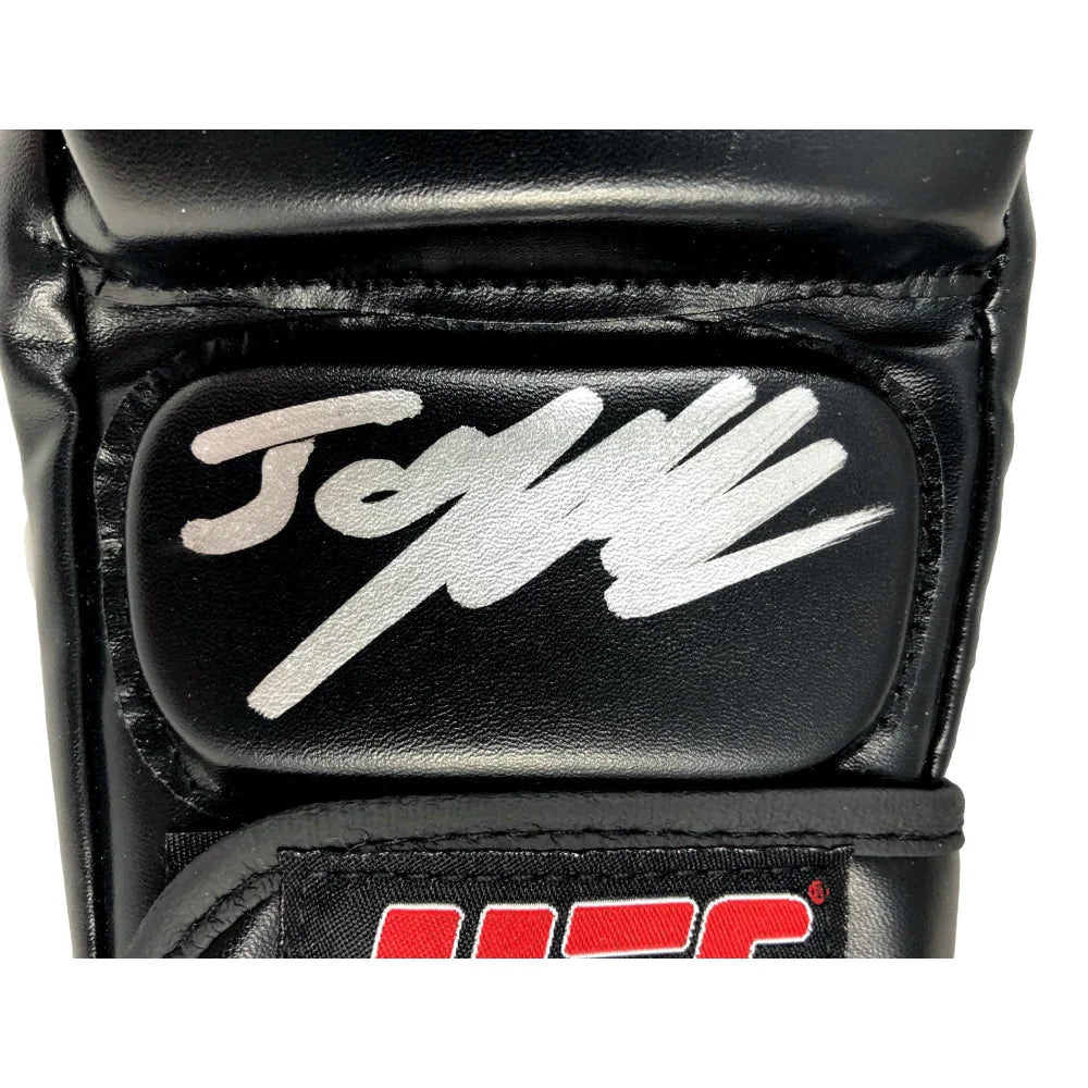Authentic Jorge Masvidal Signed UFC Gloves with JSA COA - Gamebred MMA Collectible for Fans & Memorabilia - Perfect for Display, Gifts & Sports Collections