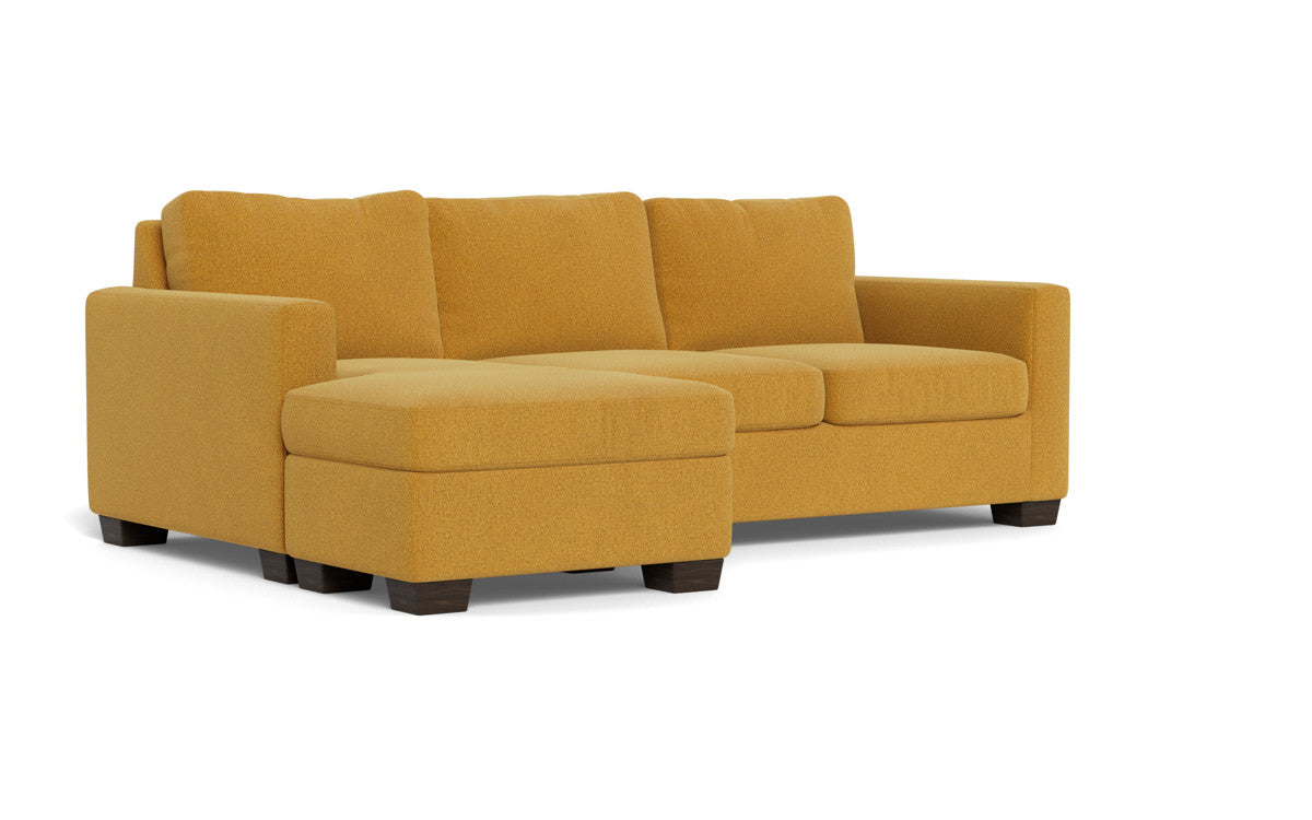 Reversible Chaise Queen Sleeper Sofa Bed with Storage - Modern Convertible Sectional Couch for Small Spaces, Living Room, Guest Room & Apartment