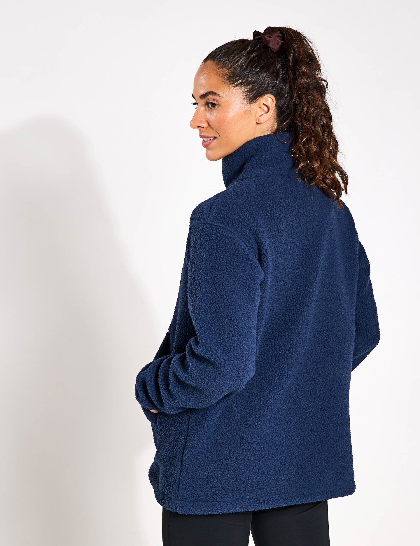 Hawksker Half Zip Sherpa Fleece Jacket for Men & Women - Soft & Warm Winter Pullover - Perfect for Outdoor Activities, Hiking & Casual Wear