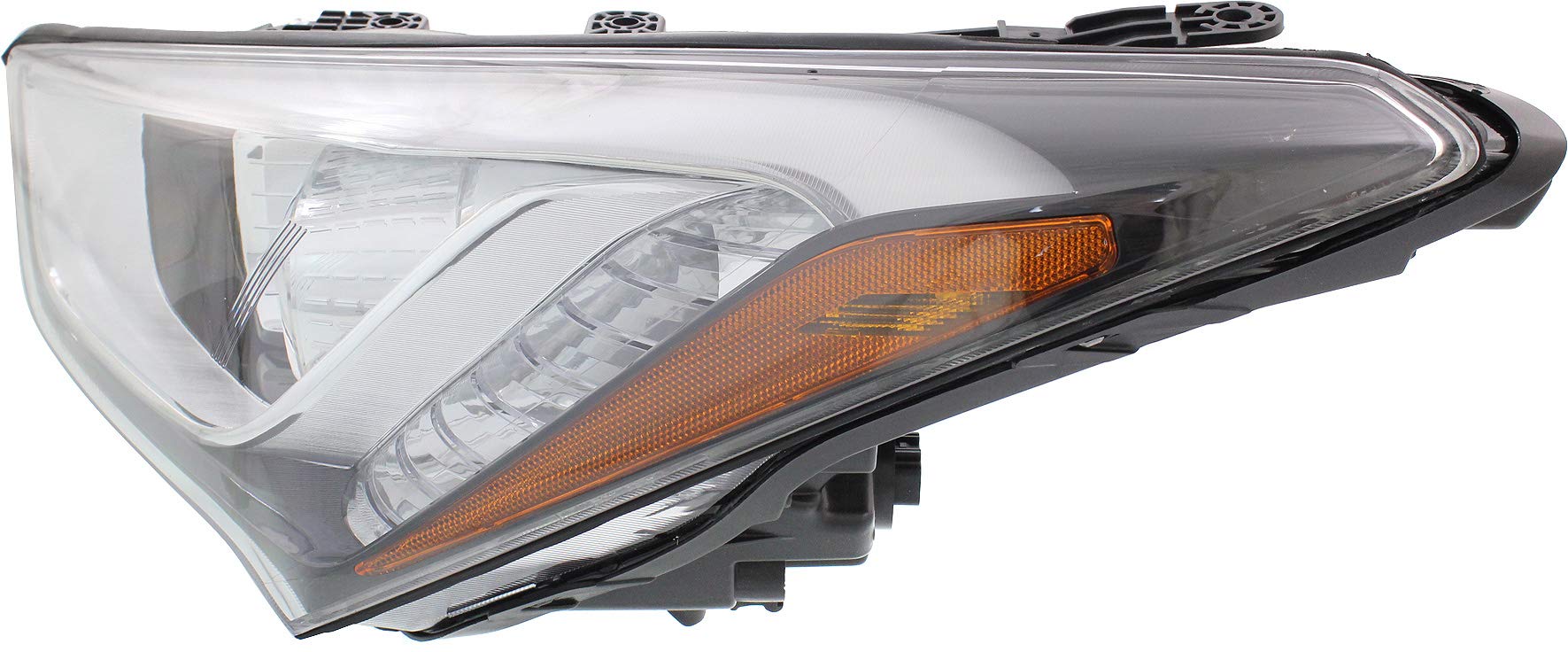 2013-2016 Hyundai Santa FE LED Headlight Assembly - Left Side (LH) Replacement for Improved Night Visibility - Perfect for Off-Roading & Daily Commuting