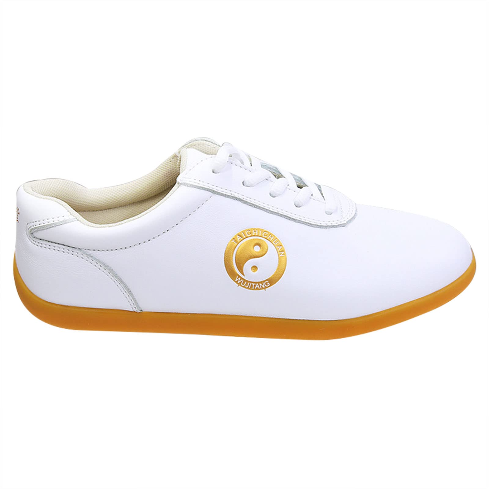 Best Kung Fu Tai Chi Shoes for Men & Women - Lightweight Martial Arts Training Footwear for Taekwondo, Boxing & Sports | Breathable Rubber Sole | Size 38 EU (White) | Perfect for Tai Chi Practice, Martial Arts Classes & Fitness Training