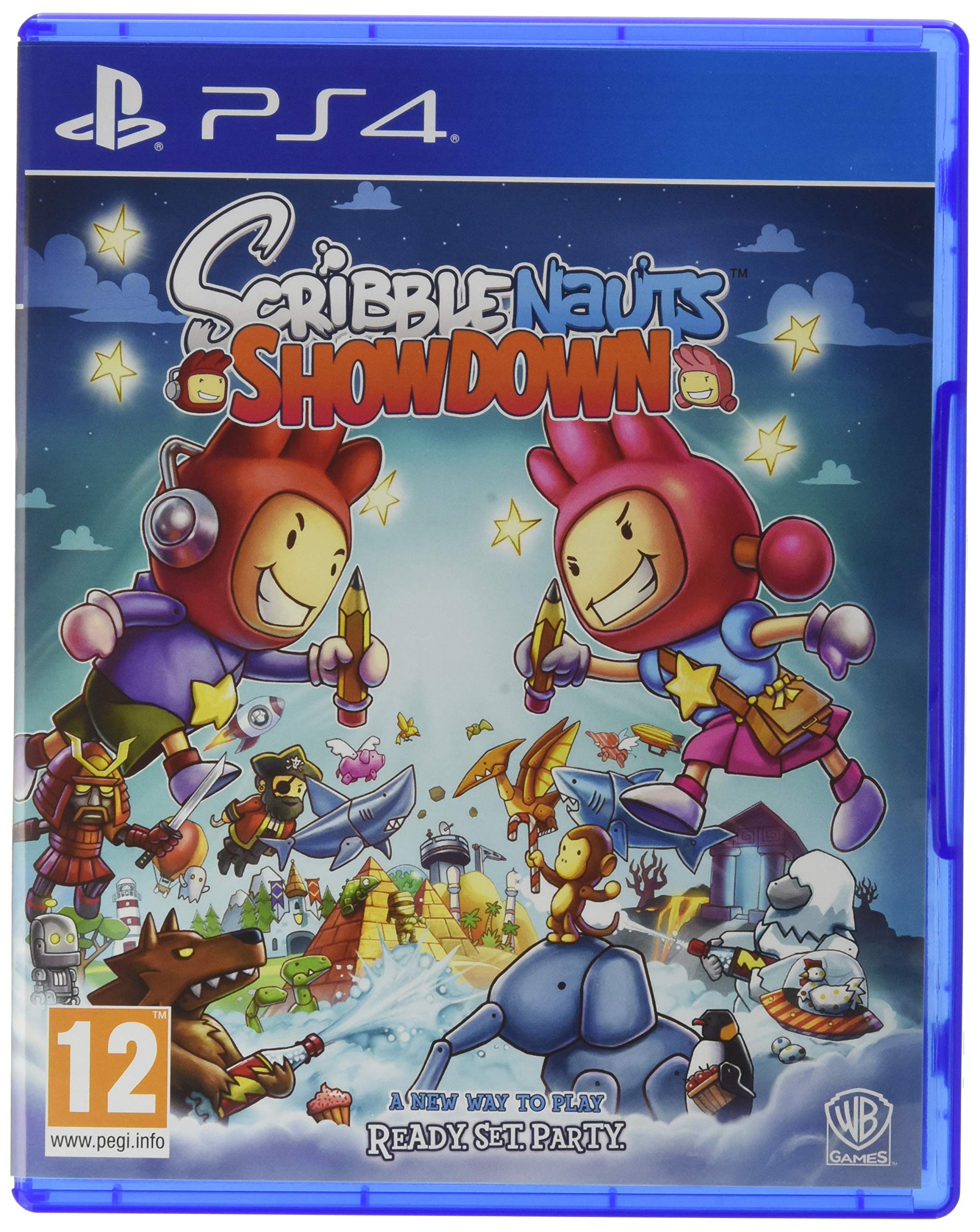 Scribblenauts Showdown - Fun Family Party Game for PS4 | Creative Puzzle Adventure | Multiplayer & Single Player Modes | Great for Kids & Adults