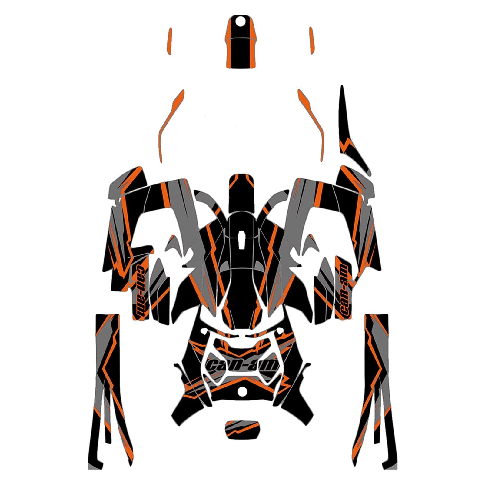 GOUDAN 3 Styles Full Body Wrap Graphic Decal Sticker Kit for CAN AM Ryker 2019-2021 - Custom Motorcycle Vinyl Decals for Bike Protection & Style Upgrade | Perfect for Road Trips & Show Events