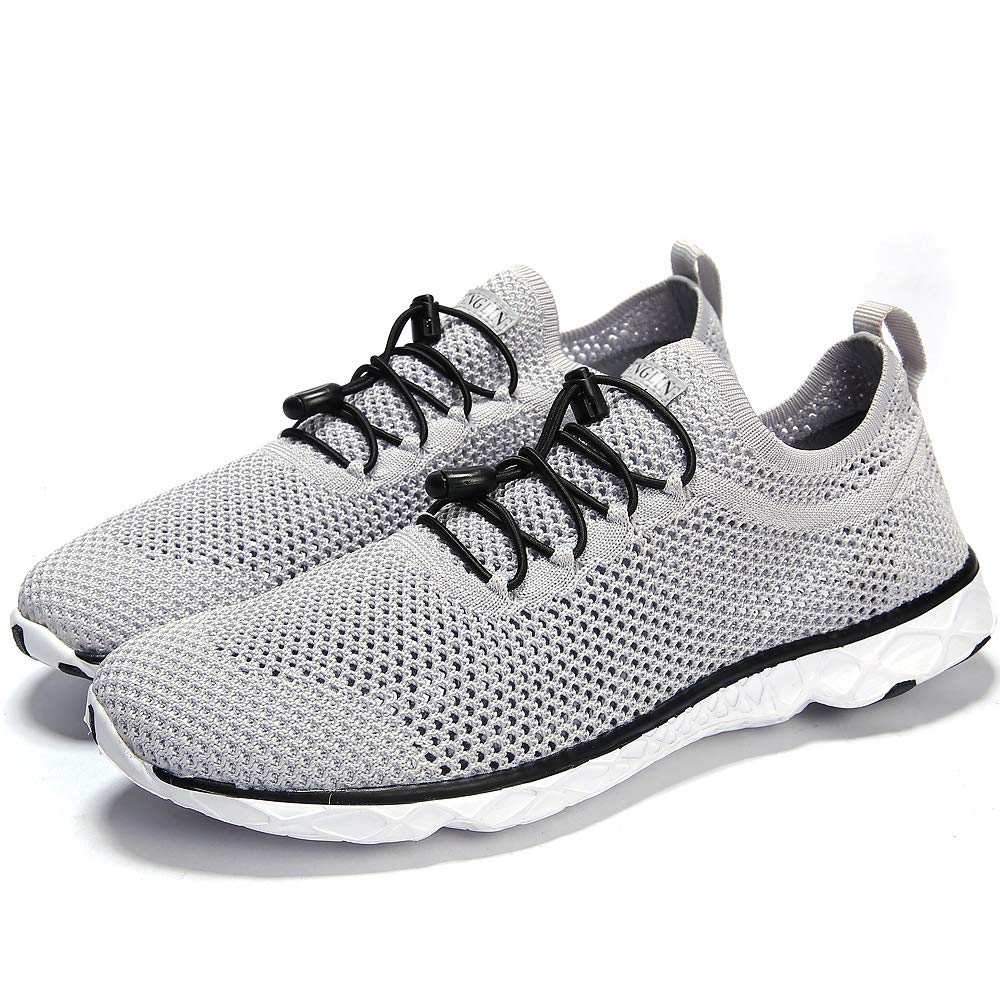 Men's Quick Drying Aqua Water Shoes - Lightweight Swim Shoes for Beach, Pool & Water Sports | Non-Slip Barefoot Water Shoes for Men
