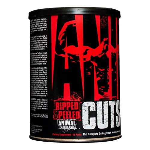 42 Pack Universal Animal Cuts - Premium Fat Burner & Energy Booster for Weight Loss, Workout & Fitness - New Advanced Formula for Men & Women
