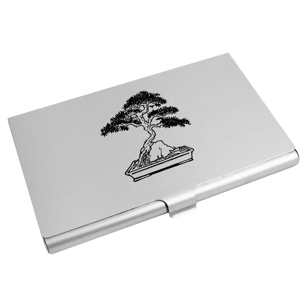 Azeeda Premium Bonsai Tree Business Card Holder & Credit Card Wallet - Elegant Desk Organizer for Office Professionals (CH00023331) | Perfect for Corporate Gifts, Executive Desks & Business Meetings