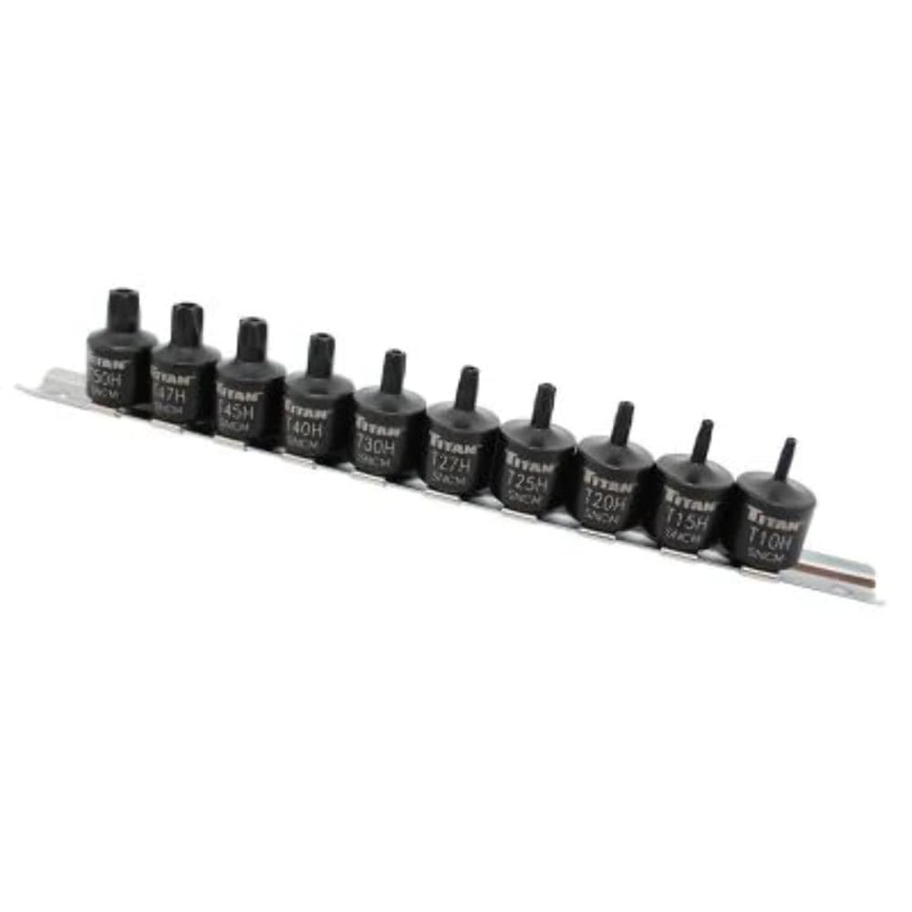 10-Piece Tamper Resistant Stubby Star Bit Socket Set - Professional Grade Security Screwdriver Bits for Automotive, Electronics & DIY Projects