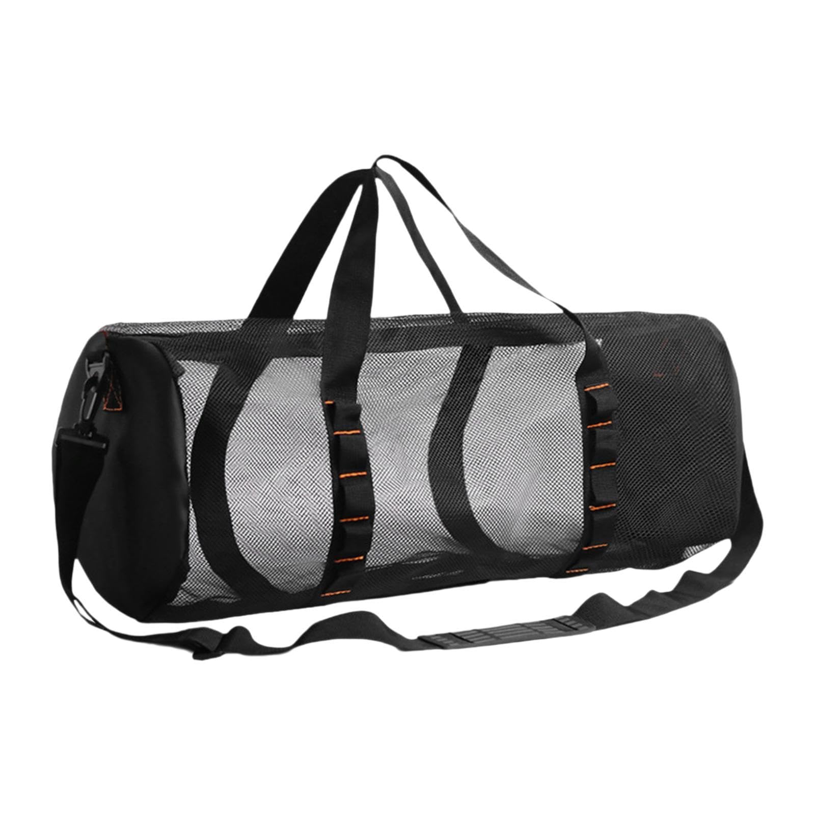 Breathable Mesh Duffle Bag for Travel, Gym & Outdoor Adventures - Lightweight Sports Duffel with Ventilation for Hiking, Camping & Workout Gear Storage