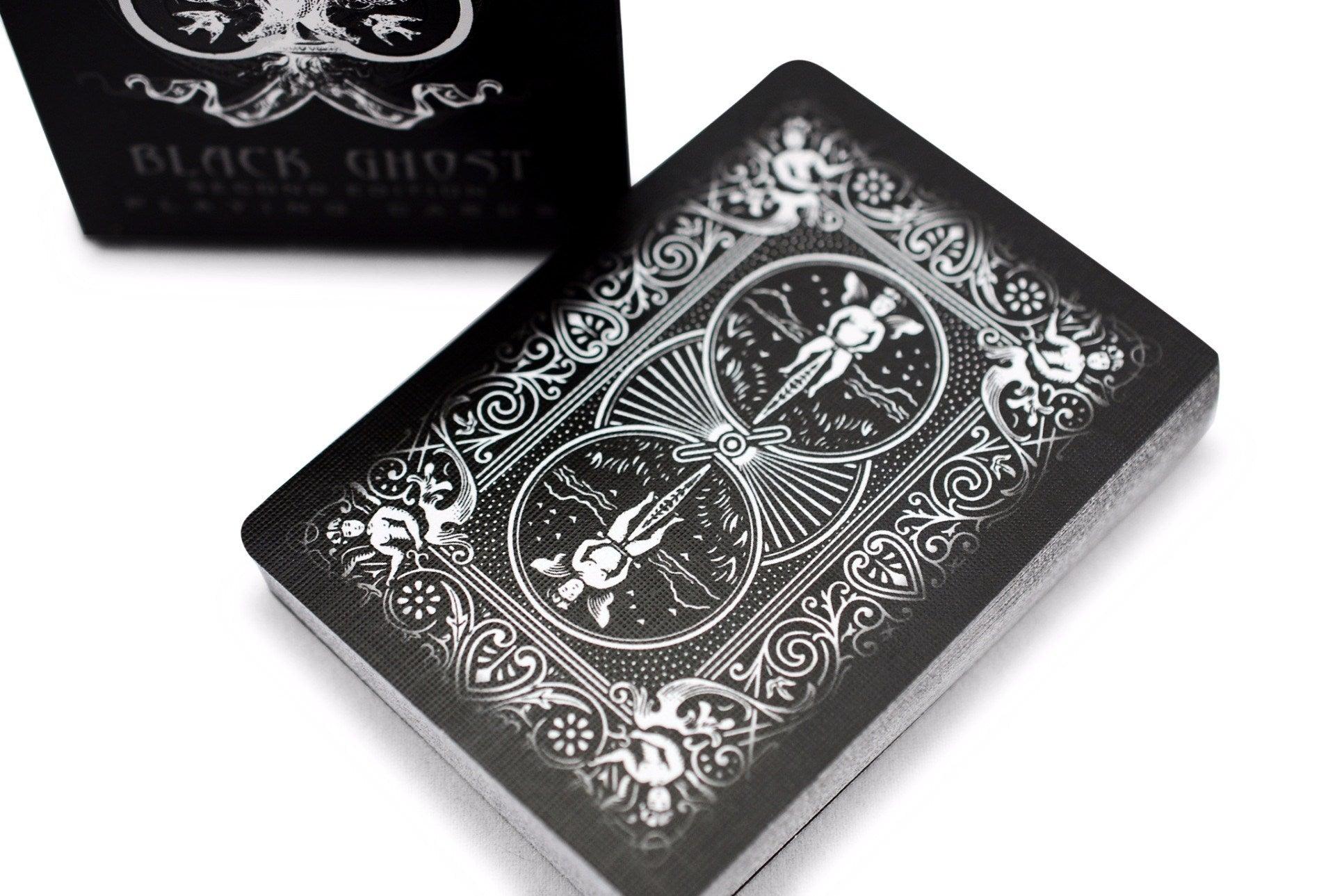 Bicycle® Black Ghost Playing Cards - Premium Quality Poker Cards for Magic Tricks, Cardistry & Casino Games - Perfect for Professional Magicians & Card Enthusiasts
